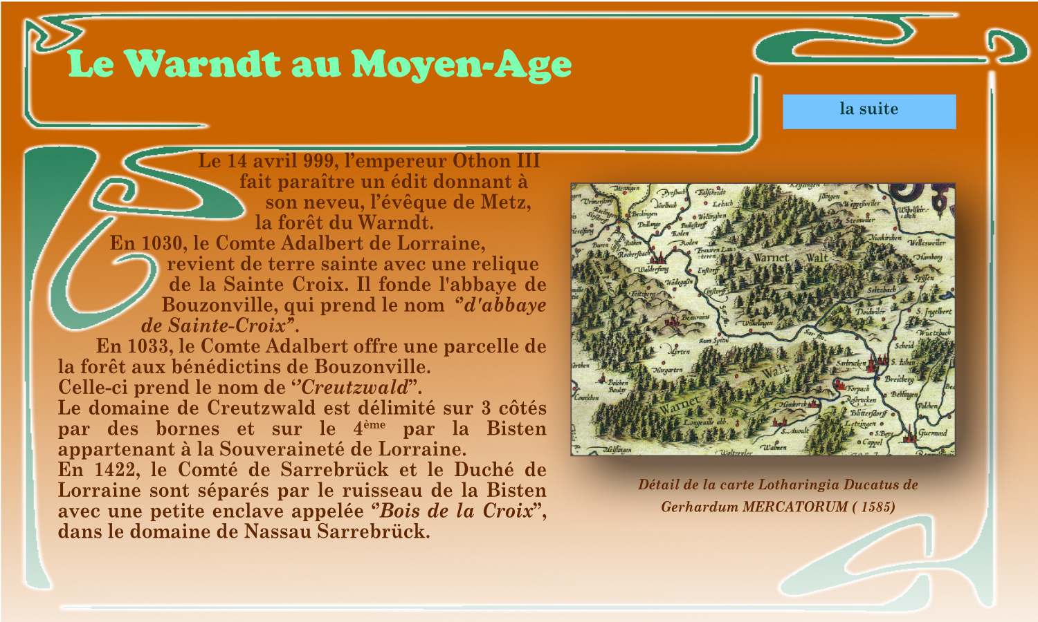 le Warndt au Moyen-Age