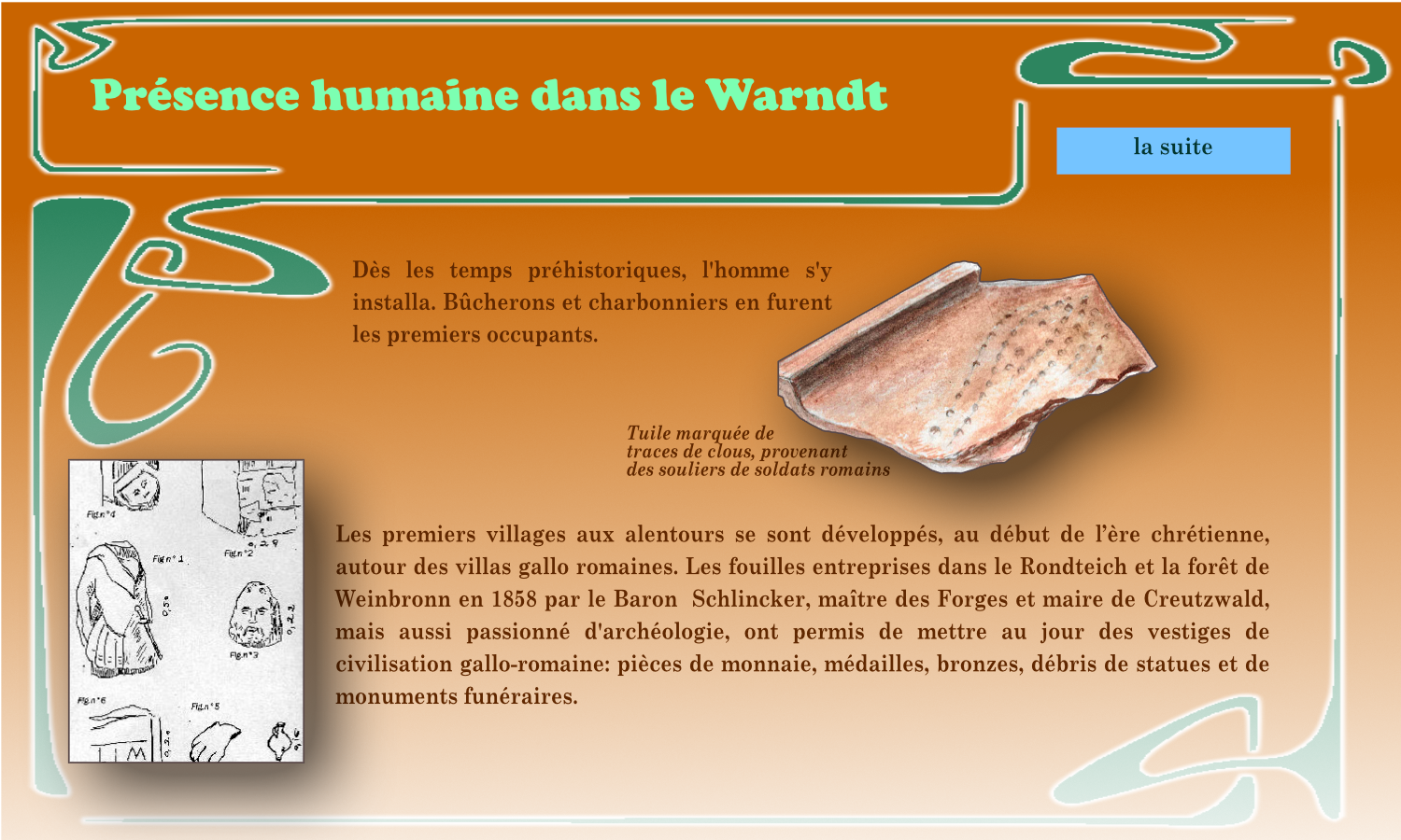 pr�sence humaine dans le Warndt